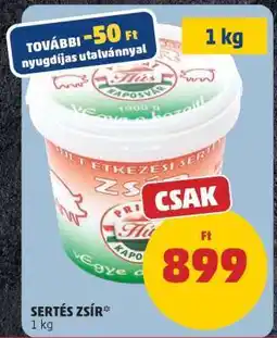 PENNY Sertés zsír ajánlat