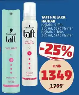 PENNY Taft hajlakk/hajhab ajánlat