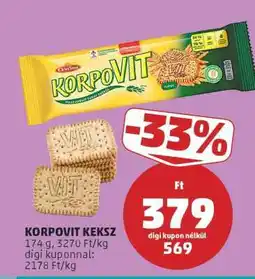 PENNY Korpovit Keksz ajánlat