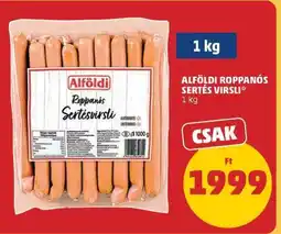 PENNY ALFÖLDI ROPPANÓS SERTÉS VIRSLI ajánlat