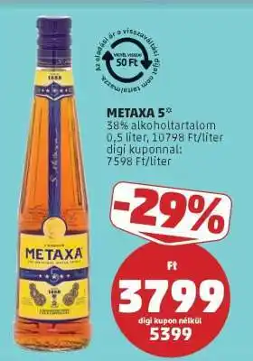 PENNY Metaxa 5 ajánlat