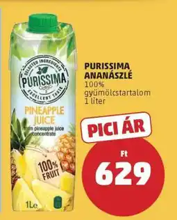 PENNY PURISSIMA ANANÁSZLÉ ajánlat