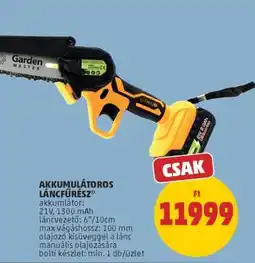 PENNY Akkumulátoros láncfűrész ajánlat
