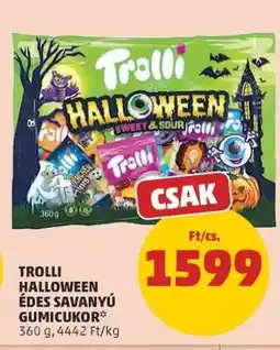 PENNY Trolli Halloween édes savanyú gumicukor ajánlat