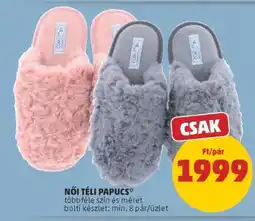 PENNY Női téli papucs ajánlat
