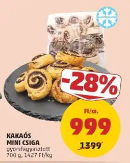 PENNY Kakaós Mini Csiga ajánlat