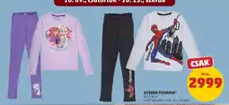 PENNY Gyerek pizsama ajánlat