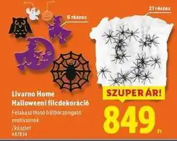 Lidl Livarno Home Halloweeni filcdekoráció ajánlat
