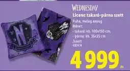 Lidl Licenc takaró-párna szett ajánlat