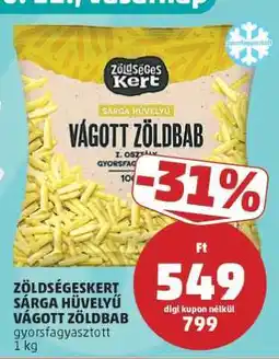 PENNY Zöldségeskert Sárga Hüvelyű Vágott Zöldbab ajánlat