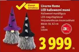 Lidl Livarno Home LED halloweeni manó ajánlat