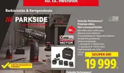 Lidl PARKSIDE PERFORMANCE Prémium akkus fúró-csavarozó készlet ajánlat