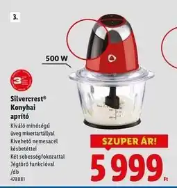 Lidl Silvercrest Konyhai aprító ajánlat