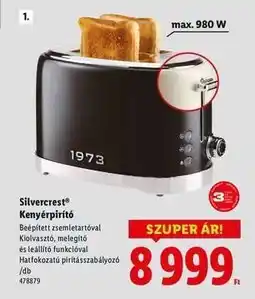 Lidl SILVERCREST Kenyérpirító ajánlat