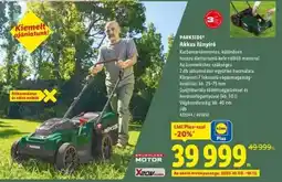 Lidl PARKSIDE Akkus fűnyíró ajánlat