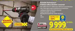 Lidl PARKSIDE PERFORMANCE Prémium akkus ütvefúró-csavarozó ajánlat