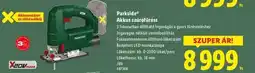 Lidl PARKSIDE Akkus szúrófűrész ajánlat