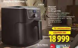 Lidl Silvercrest XL digitális forrólevegős fritőz ajánlat