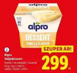 Lidl ALPRO Szójadesszert ajánlat