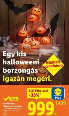 Lidl Livarno Home Halloween fényfüzér ajánlat