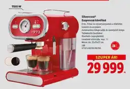 Lidl Silvercrest Eszpresszó kávéfőző ajánlat