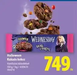 Lidl Halloween Kakaós keksz ajánlat