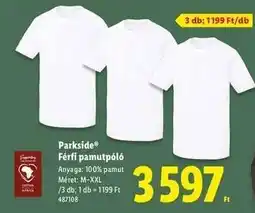Lidl Parkside Férfi pamutpóló ajánlat
