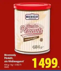 Lidl Mcennedy Pörkölt, sós földimogyoró ajánlat