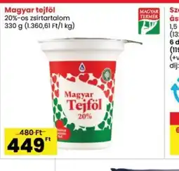 Interspar Magyar tejföl ajánlat