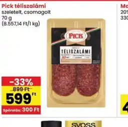 Interspar Pick téliszalámi ajánlat