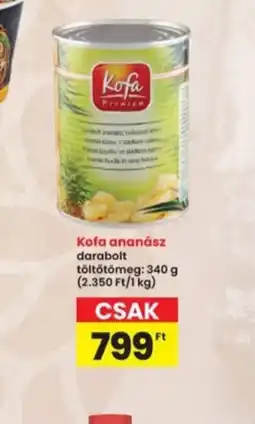 Interspar Kofa ananász darabolt ajánlat