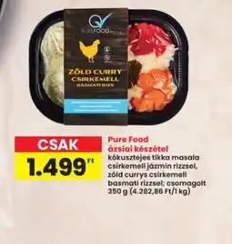 Interspar Pure Food ázsiai készétel ajánlat