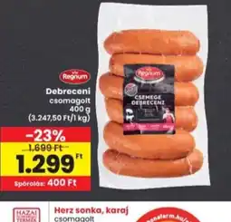 Interspar Regnum Debreceni ajánlat