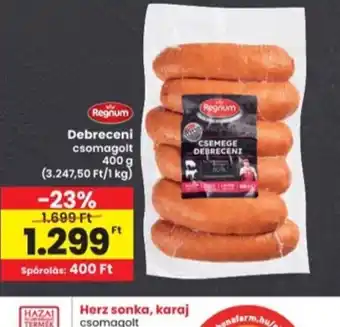 Interspar Regnum Debreceni ajánlat