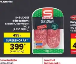 Interspar S-Budget Dán Szalámi ajánlat