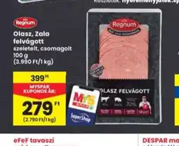 Interspar Regnum Olasz, Zala felvágott ajánlat