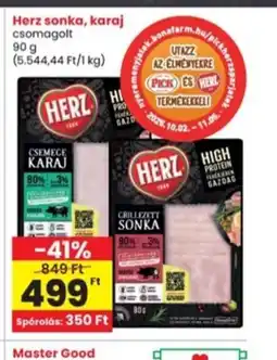 Interspar Herz Sonka, karaj ajánlat