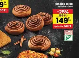Interspar Fahéjas csiga ajánlat