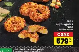 Interspar Spar sajtburgerízű fánk ajánlat