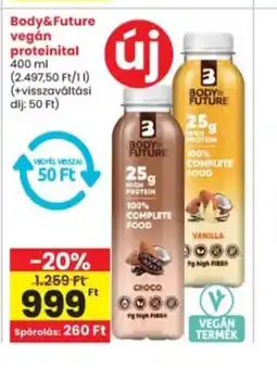 Interspar Body VANILLAFuture vegán proteinital ajánlat