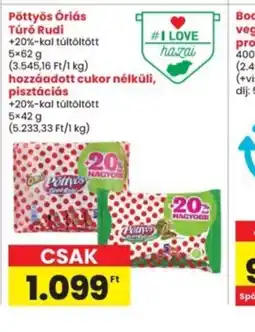 Interspar Pöttyös riás Túr Rudi ajánlat