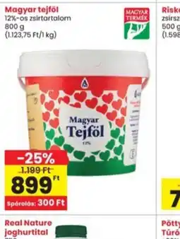 Interspar Magyar tejföl ajánlat