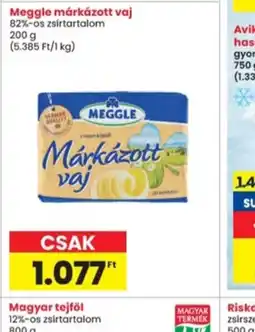 Interspar Meggle márkázott vaj ajánlat