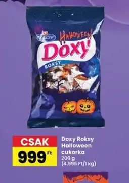 Interspar Doxy Roksy Halloween cukorka ajánlat