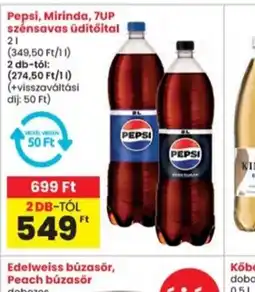 Interspar Pepsi, Mirinda, 7UP szénsavas üdítőital ajánlat