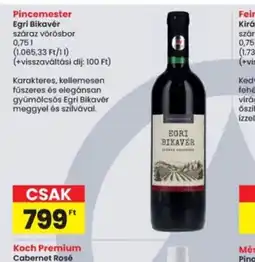 Interspar Pincemester Egri Bikavér ajánlat