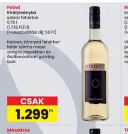 Interspar Feind Királyleányka ajánlat