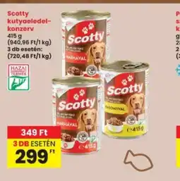 Interspar Scotty kutyaeledel-konzerv ajánlat