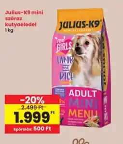 Interspar Julius-K9 mini száraz kutyaeledel ajánlat