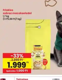Interspar Friskies száraz macskaeledel ajánlat